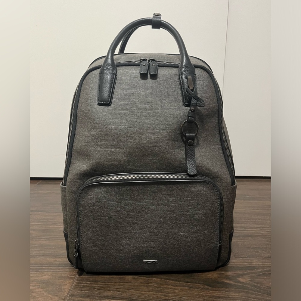 TUMI Stanton Idra Laptop Backpack in Earl Grey